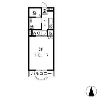 トムキャット102【1階】の間取り