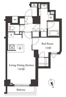 東京都大田区大森西7【マンション】の間取り