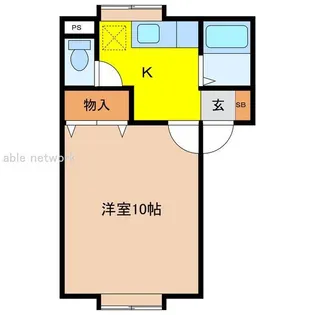 ポートエレン【2階】の間取り