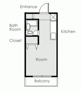 YGM芝公園1 ワイジーエム芝公園1【2階】の間取り