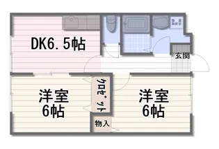 燦フラッツ【2階】の間取り