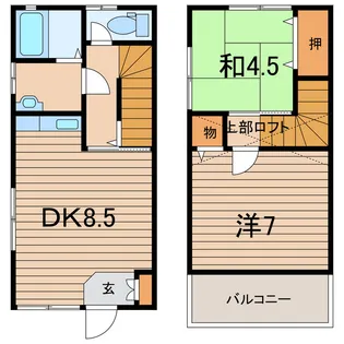 大江アパート【1階】の間取り