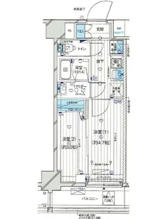 東京都墨田区立花5【マンション】の間取り