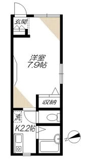 パードゥラK【1階】の間取り