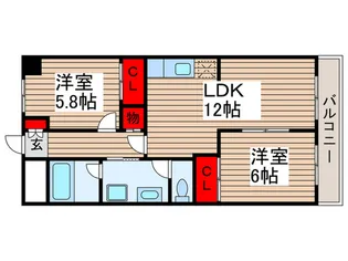 グランドール高橋【3階】の間取り