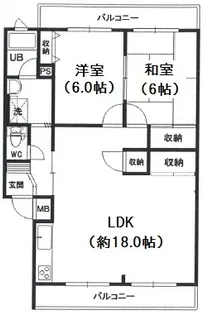 第3センチュリーパーク【4階】の間取り