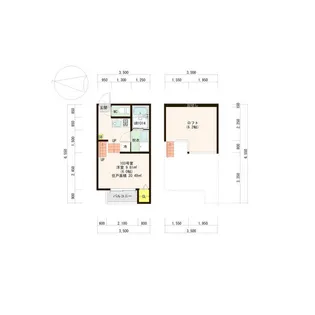 スカイトピア旭ヶ丘【2階】の間取り