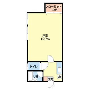 ハイムふじみ【1階】の間取り