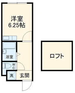 シティハイム大野【2階】の間取り