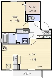 エステート陽だまりの丘【2階】の間取り