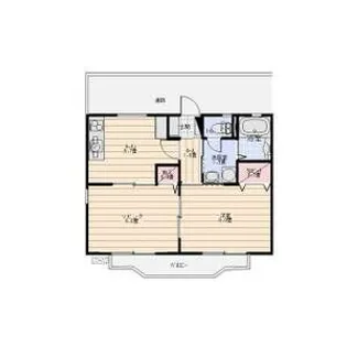 コーポ松栄【2階】の間取り