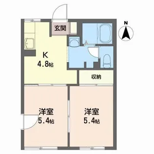 ヴィオラSIN B【1階】の間取り