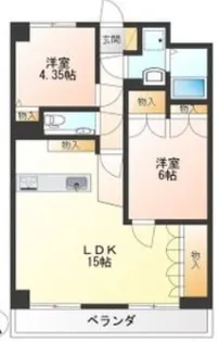 STパールハイツ【6階】の間取り