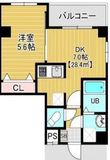 東京都葛飾区四つ木1【マンション】の間取り