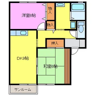 カリヨン・ハタダ【2階】の間取り