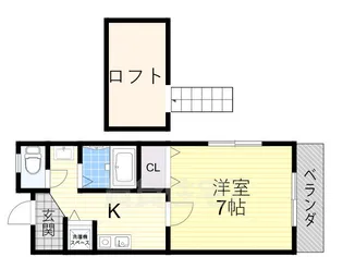 リーフジャルダン総持寺駅前【4階】の間取り