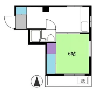 第一栄荘【3階】の間取り