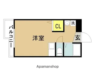 サンケイマンション第6ビル【5階】の間取り