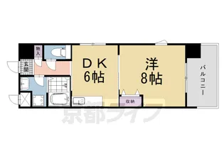 ALBA烏丸御池【4階】の間取り