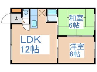 コ-ポ木村【2階】の間取り