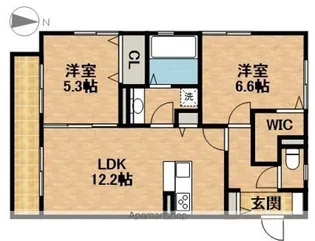 Win’s GardenA【3階】の間取り