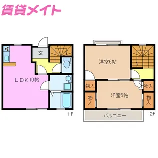 三重県津市芸濃町椋本【一戸建】の間取り