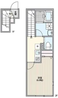ミハス洗足【2階】の間取り