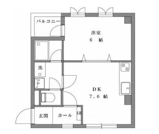 ベルプラザ【5階】の間取り
