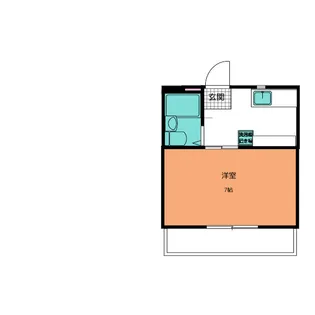 ロイヤルハイツIII【3階】の間取り