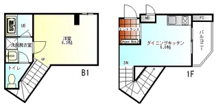 T.T.Studio【1階】の間取り