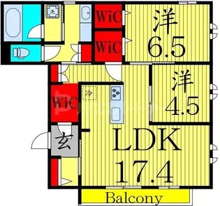 グランリュミエール【2階】の間取り