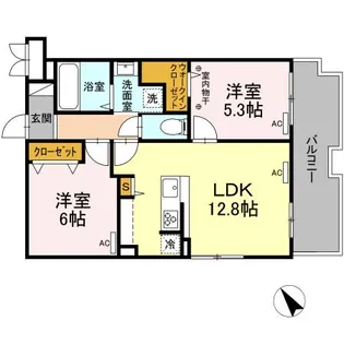 T&R Apartment【1階】の間取り
