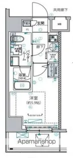 ヴァローレ松戸フィーロ【6階】の間取り
