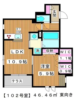 Primavera【2階】の間取り