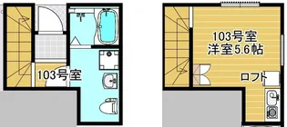 コンフォート読売ランド前参番館【1階】の間取り
