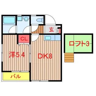 ルシアン前原東【2階】の間取り