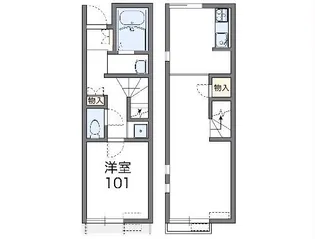 レオネクストアミ【1階】の間取り