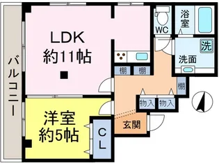 サンテラス小柳【3階】の間取り