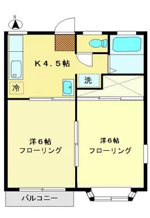 ドエルタカイド【1階】の間取り