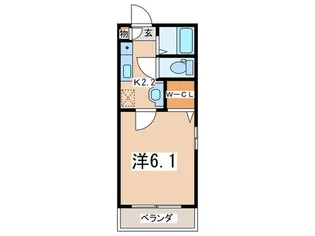 Wing湘南【2階】の間取り
