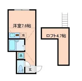 ポモドーロ三軒茶屋【1階】の間取り