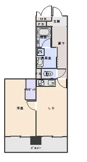 La riviere【1階】の間取り