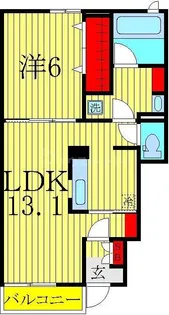 フォルトゥーナII【1階】の間取り