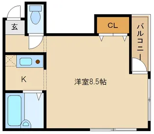 Ladies坂本ビル【3階】の間取り