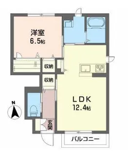 メゾン・エリュシオン【1階】の間取り