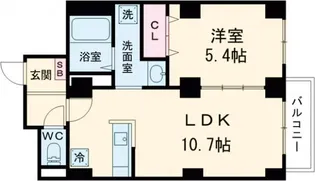 ビューノ南大塚【4階】の間取り