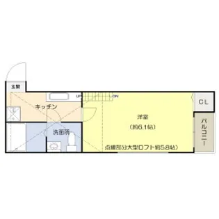 アーカンシェル船橋【2階】の間取り
