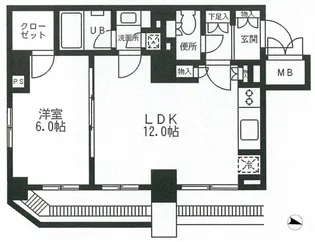 レジディア白金高輪【9階】の間取り