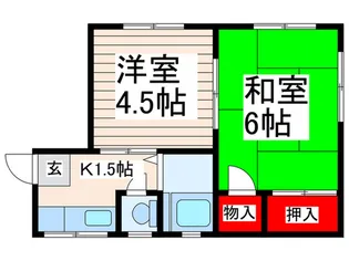 コーポ高英【2階】の間取り