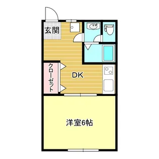 ハイツ司【2階】の間取り